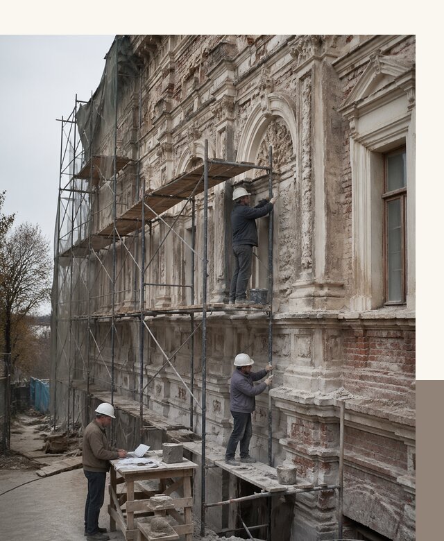 Реставрация объектов культурного наследия под ключ в Орске