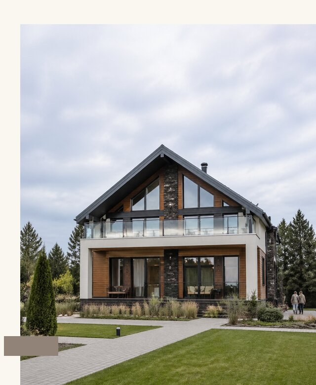 Дом с балконом в Орске проект от 50666 р | А3дПро-Рск